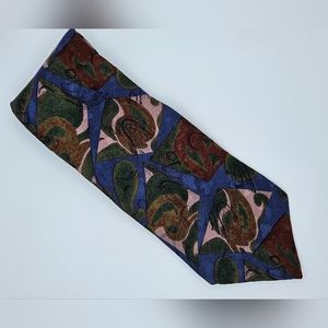 Vintage Guy Laroche Abstract Silk Tie
